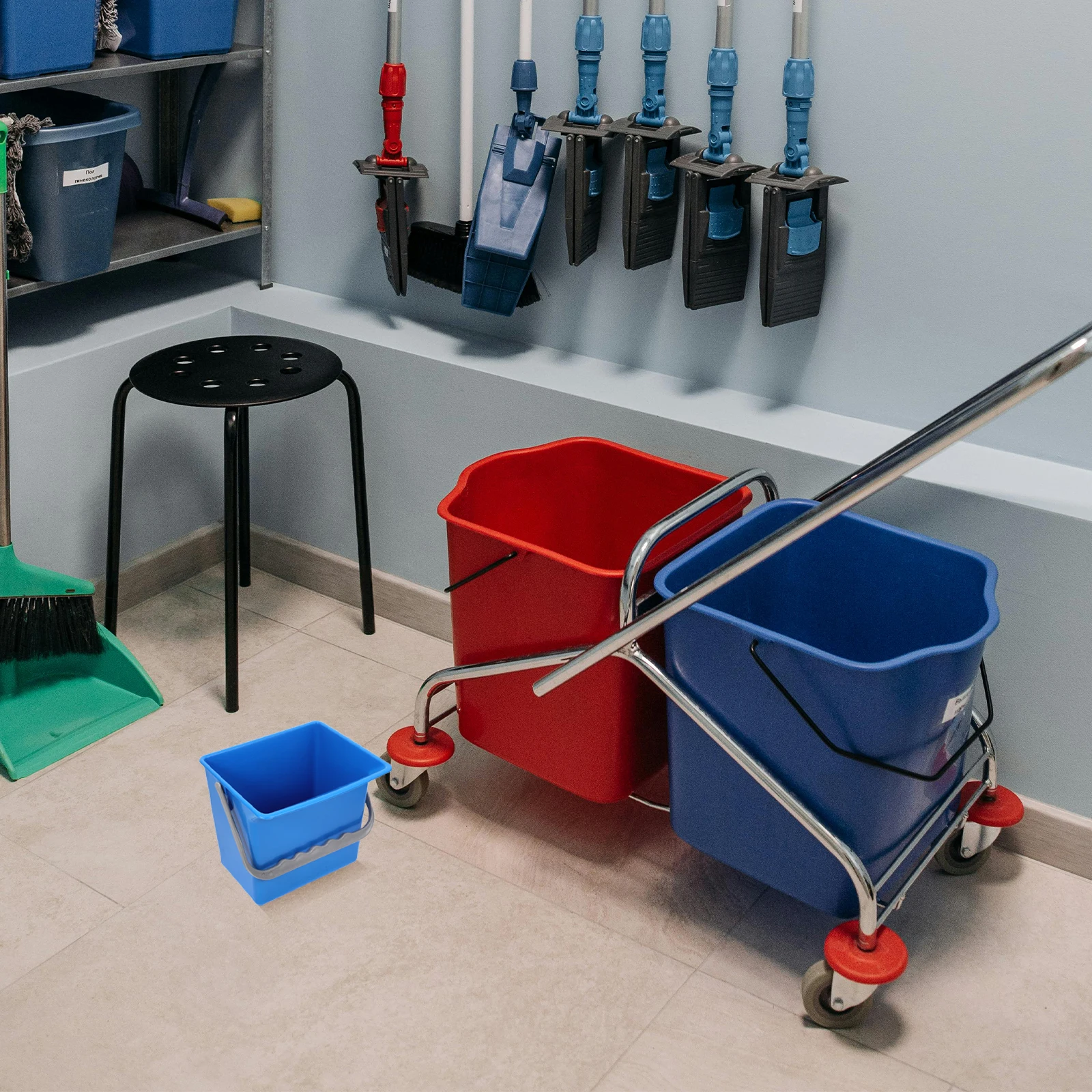 

Cleaning Tools Squeeze Bucket Car Trash Bin Large Capacity Plastic Garbage Can Supplies Buckets H Spout Window Washing Pails