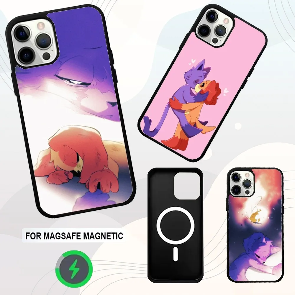 

C-Catnap and D-Dogday Phone Case For iPhone 16e,16,15,14,13,12,11,Plus,Pro,Max,Mini Magsafe Magnetic Wireless Charging