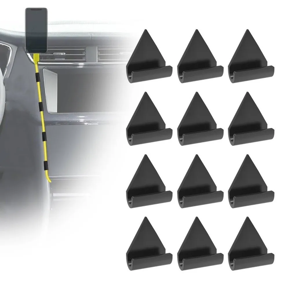 Discreet Design Cable Management Clips Cable Management Snap-in Cord Holder Car Trim Cable Clips Sleek Appearance