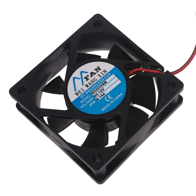 High for DC Brushless Cooling Fan 60mm 4500R Sleeve Bearing Mini Fans 2