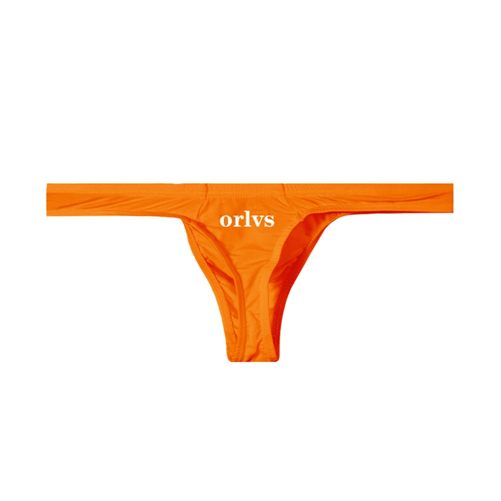 Hot New Comfy Fashion Underwear Thongs Lingerie Panties G-String Orange Sexy Soft Solid Spandex Bright Blue Classic