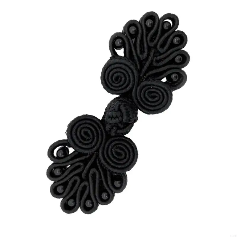 ปุ่มเสื้อ/เสื้อสเวตเตอร์เจ็ดลูกปัด Cheongsam Fastener ปุ่ม Diy Knot Button Y08E