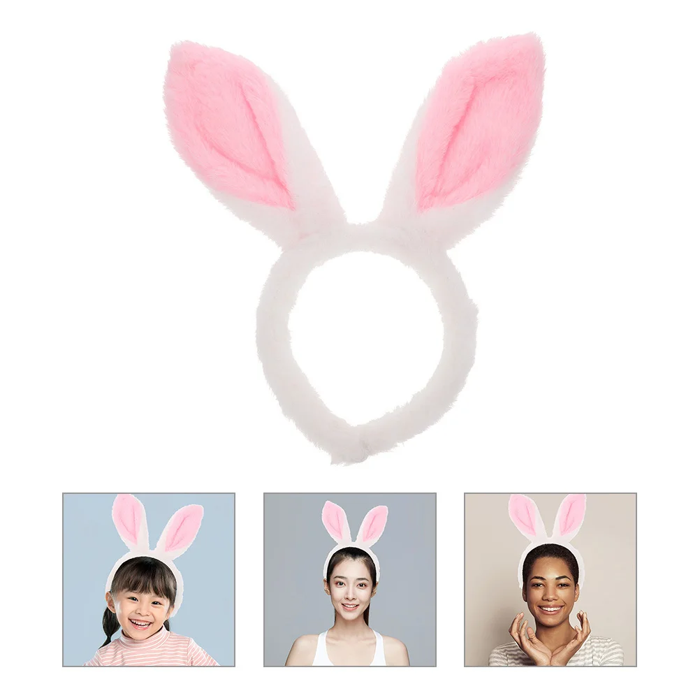 2개입 토끼 소녀 머리띠 만화 부활절 헤어 액세서리 파티 코스튬 헤드드레스 여성 소녀용 만화 머리띠