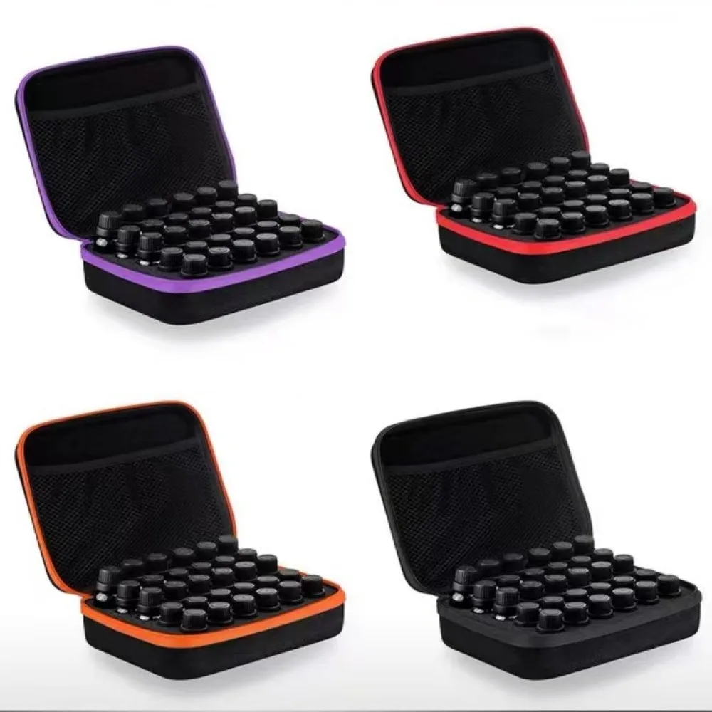 Portable Essential Oil Carrying Case Storage Bag Organizer Box Holder For Aromatherapy Essential Oils Travel Bottles