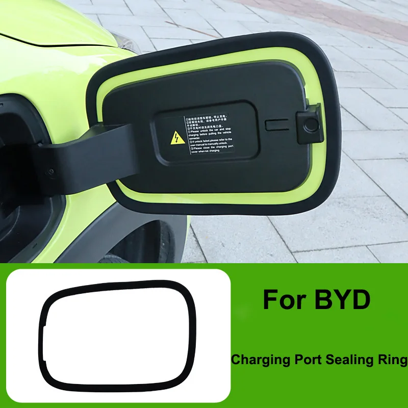 For BYD Dolphin Seagull Seals Car Charging Port Rubber Seal Ring Dust Cover Charging Port Protective Ring Waterproof Accessorie