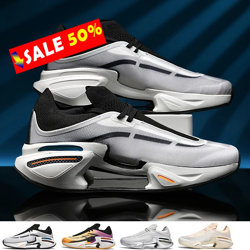 

Couple Sports Shoes Women and Men Trendy Mesh Breathable Comfortable Casual Shoes Flat Soft Outdoor Lace-up Sneakers for Men