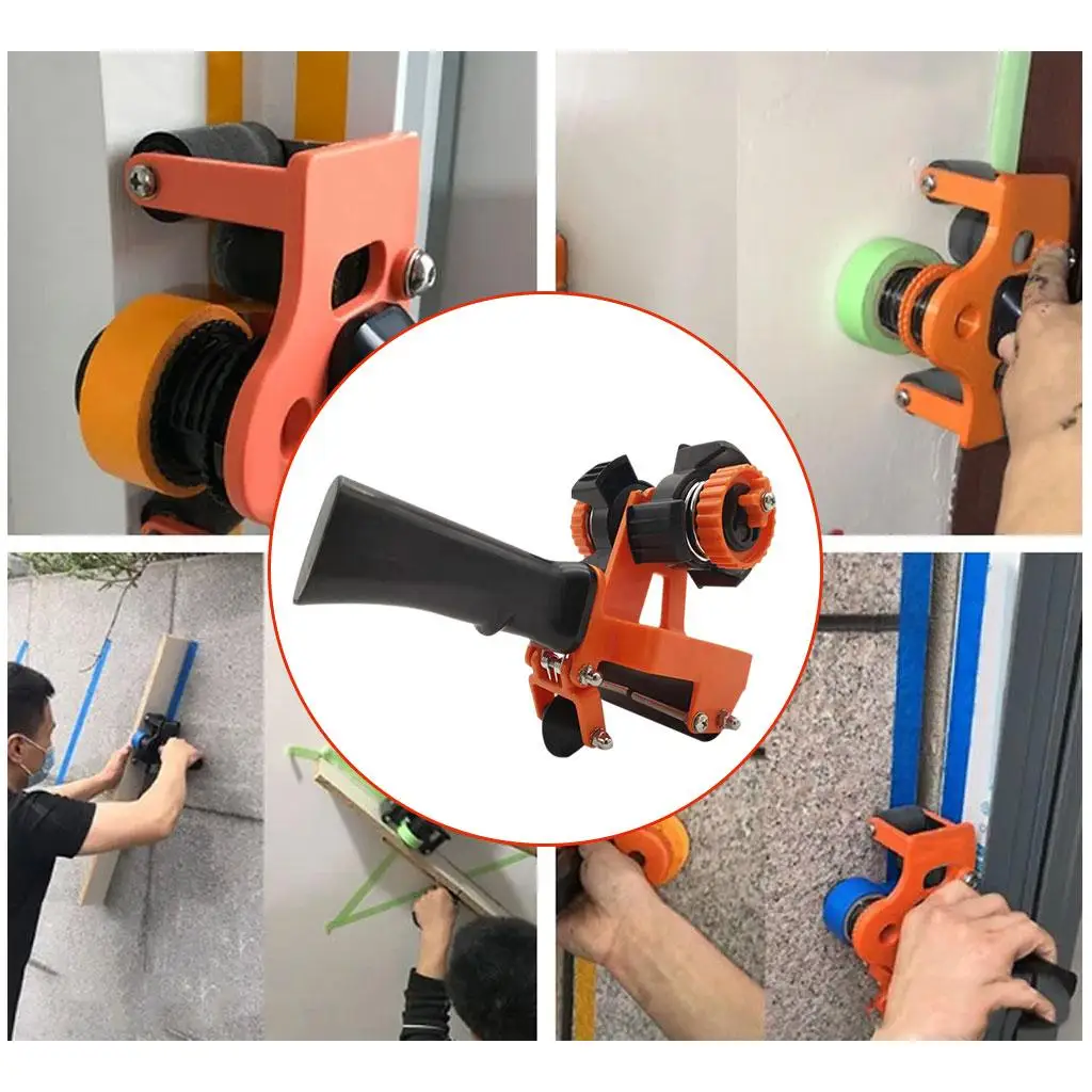 Adhesive Applicator Double Version Masking Paper/Tape Dispenser for Home