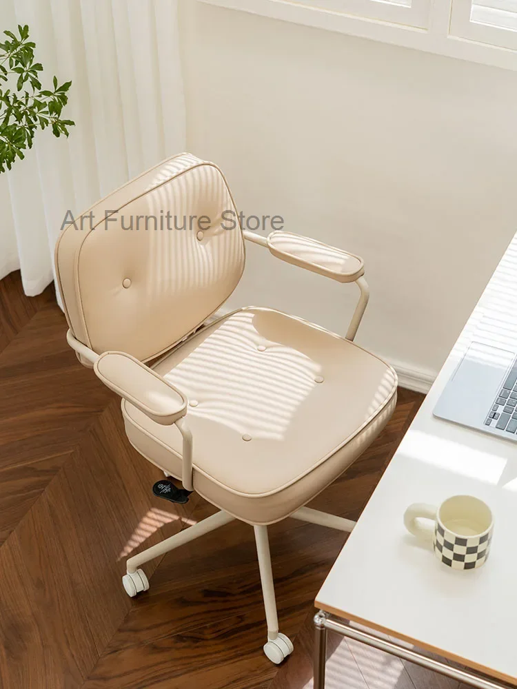 

Computer Chairs, Luxury Bedroom Backrest Gaming Armchairs, Mobile Swivel Chair, Lifting Office Desk Stools Furniture Armchair