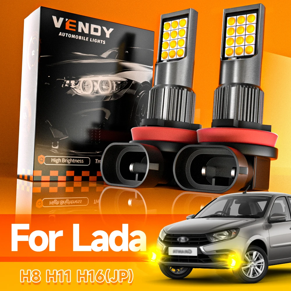 2X Led Front Fog Li…