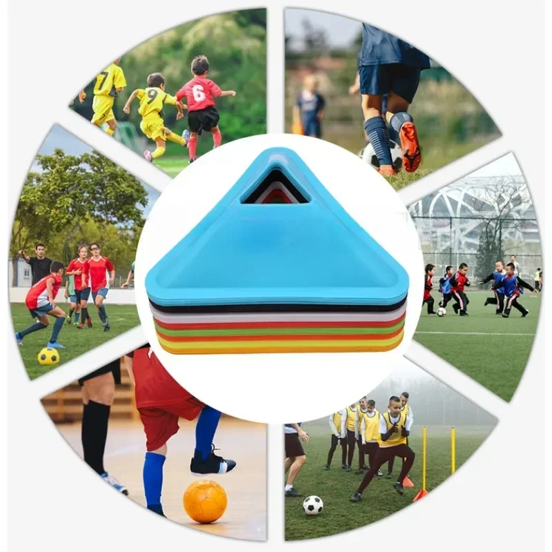 2Pc Soccer Training Sign Dish Pressure Resistant Cones Marker Compact Soccer Agility Training Disc Cone Basketball Soccer Sports