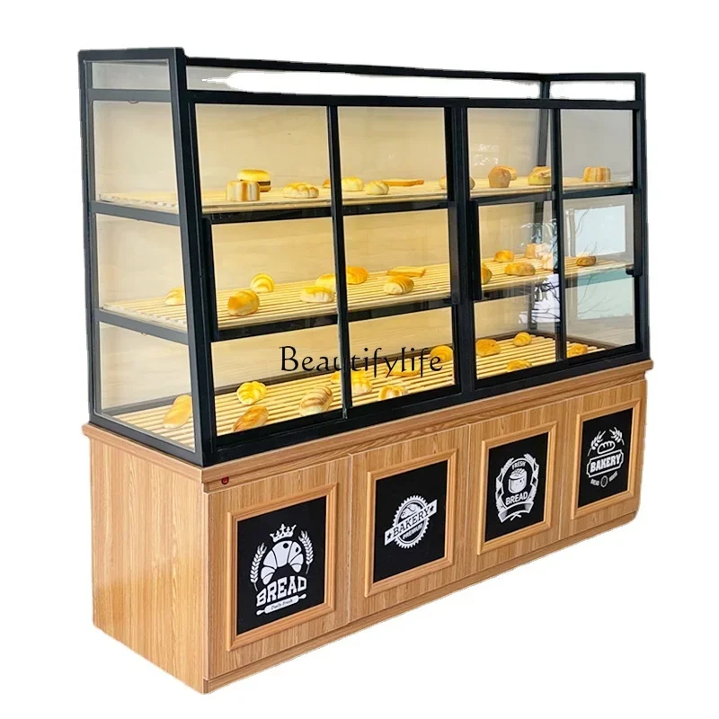 

*FG44Cake Shop Showcase Bread Display Cabinets Cabinet Glass Commercial Baking Display Stand