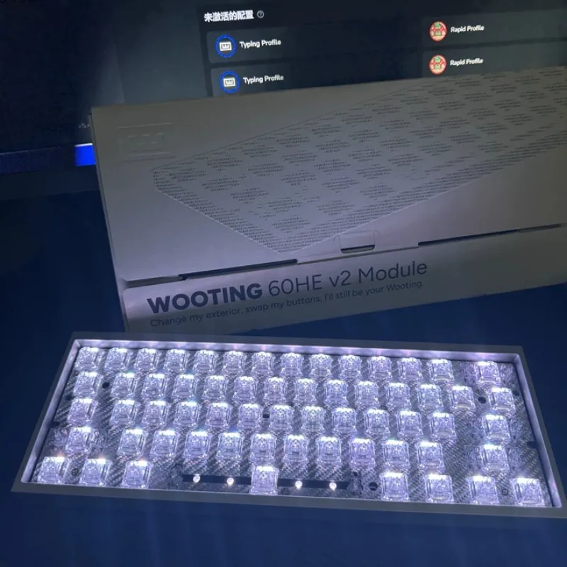 KBDfans Custom Keyboard CaseTofu60 Redux V2 Aluminum Shell GH60 Magnetic Axis Wooting EV63 Type-c Hand on Set Keyboard Shell