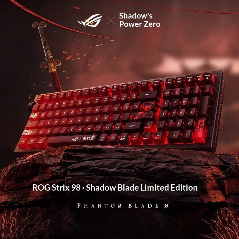 ROG Strix Morph 96 Phantom Blade Zero Edition Mechanical Keyboard Wireless 3-Mode Gasket Hot-Swappable ROG NX Storm V2 Keyboard