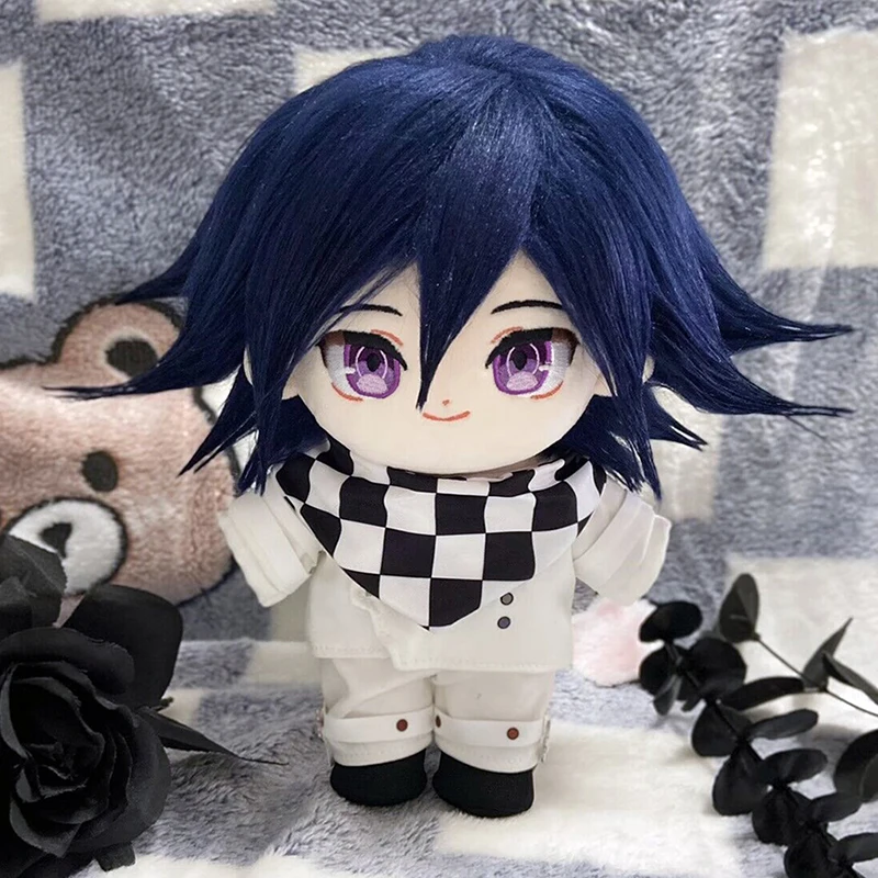 

20cm Anime Role Kokichi Oma Handsome Boy Plush Stuffed Doll Body Dress Up Toys Plushie Outfit Cosplay Gift