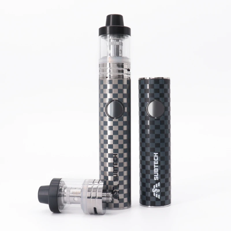 Stylo vapoteur électronique S22 60W, kit de dosettes, contrôle de débit d'air, batterie 1800mAh, 2ml, atomiseur précieux E Laguna ette, vaporisateur de vapeur de fumée