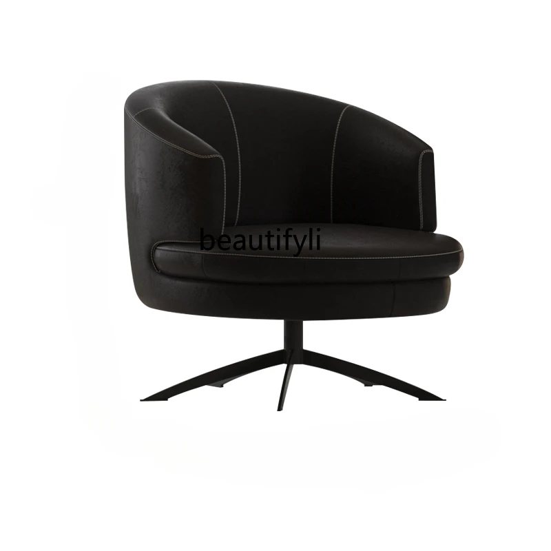 

Italian Minimalist Single Sofa Modern Minimalist Leisure Chair Living Room Creative and Slightly Luxury Art Chair