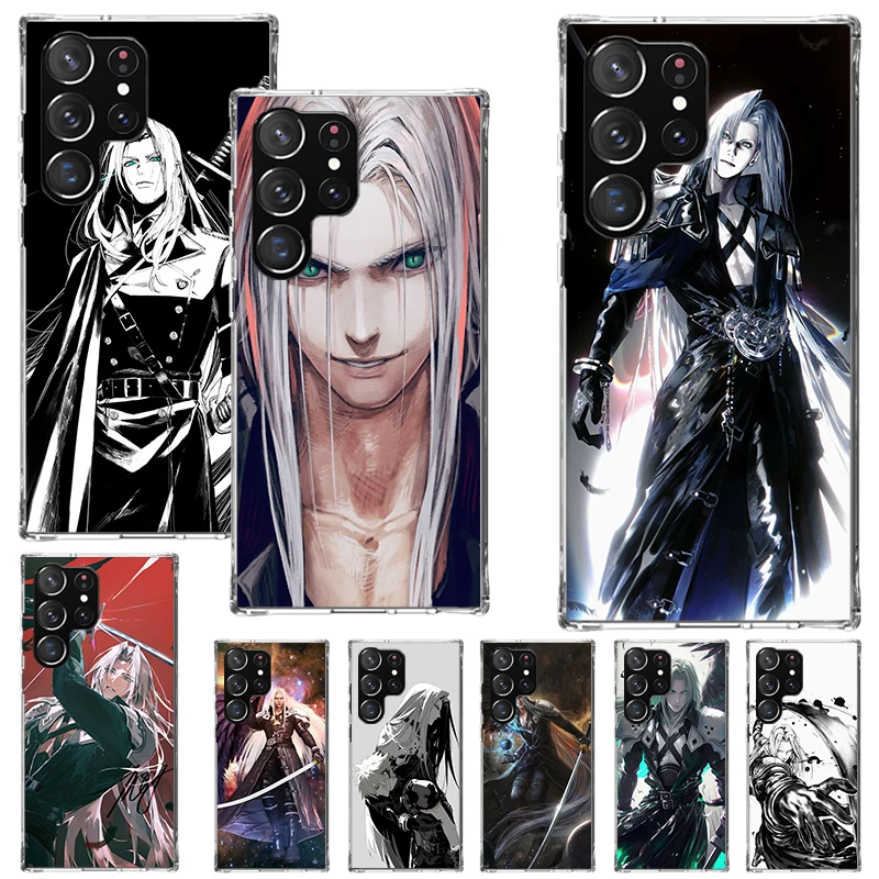 Anime FINAL FANTASY 7 BloodyBeni Print Soft Case for Samsung Galaxy S25 S24 S23 S22 Ultra S21 Plus S20 FE Phone Shell S10 + Patt