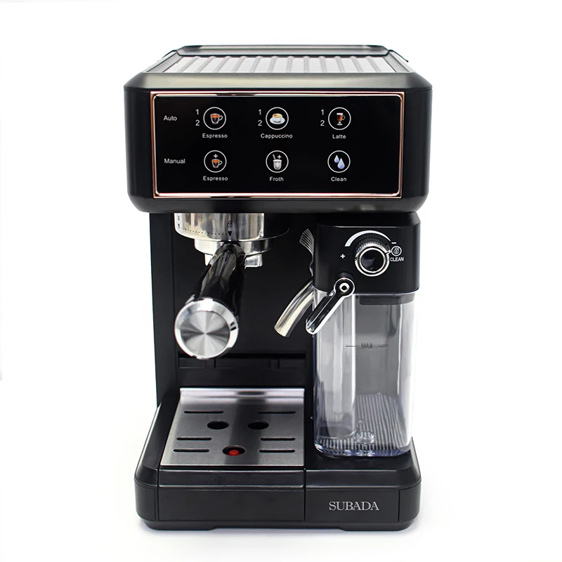 Modern Cafe 20 Bar Espresso Machines Coffee Capsule Coffee Maker Machine with 1.8L Water Tank & 0.5L Milk Tank for Cappuccino