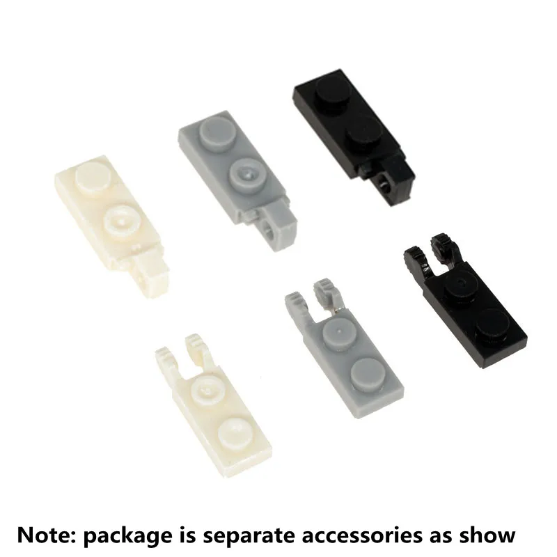 Marumine 44301 + 44302 Hinge Plate 1 x 2 Accessories Bricks Blocks Connection Kids MOC Educational Toys Construction Model Kits