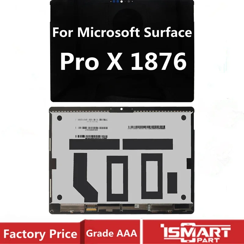 

For Microsoft Surface Pro X 1876 LCD Display Screen Digitizer Assembly Touch Panel Glass Replacement Tested