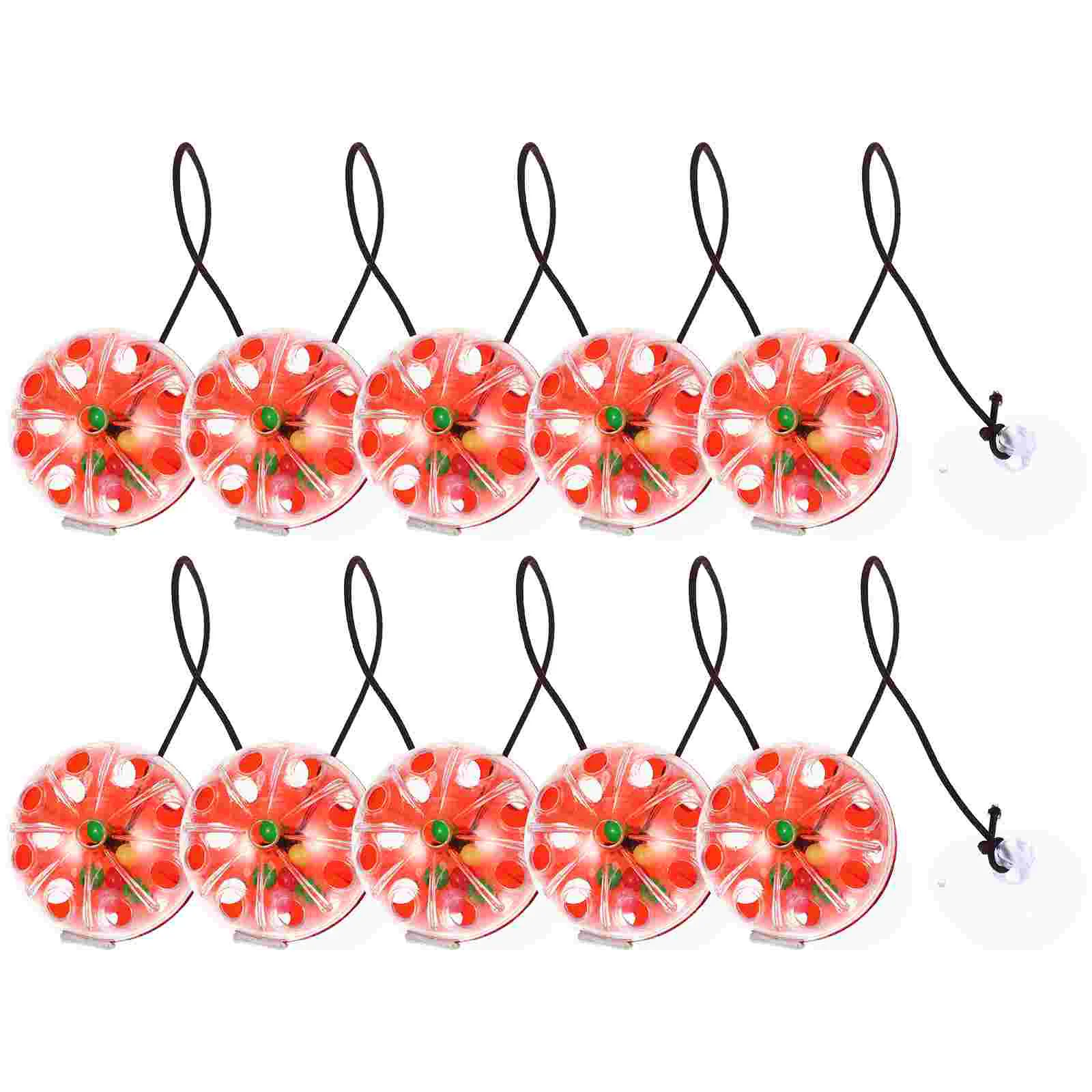 10 Pcs Cat Teasing Bell Small Pet Toys Indoor Hollow Out Lattice Wiggly Jingle Rattle Balls