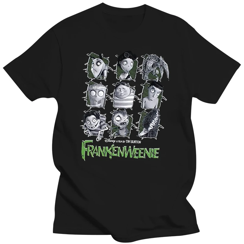 Frankenweenie Stitchy Team Black T-Shirt