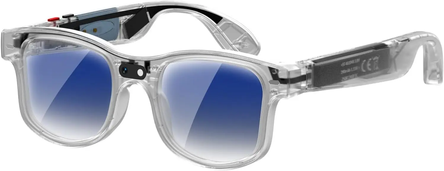 

Умные очки с ИИ, 8-мегапиксельной камерой, видео 1200P, Bluetooth 5.4, Wi-Fi, синхронным переводом и двумя микрофонами ENC для путешествий