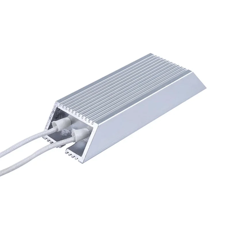 RXLG High Power Aluminum Housed Braking Resistor 50W 100W 150W 200W 300W 500W 5–500Ω for Servo & Frequency Converter