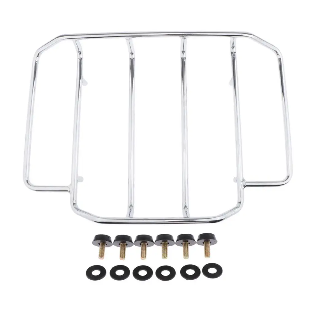 iron-tour-pak-pack-luggage-top-rack-rail-foldable-suitcase-rack-universal-luggage-carrier-for-king-chopped-carrier-lid-1984-2017