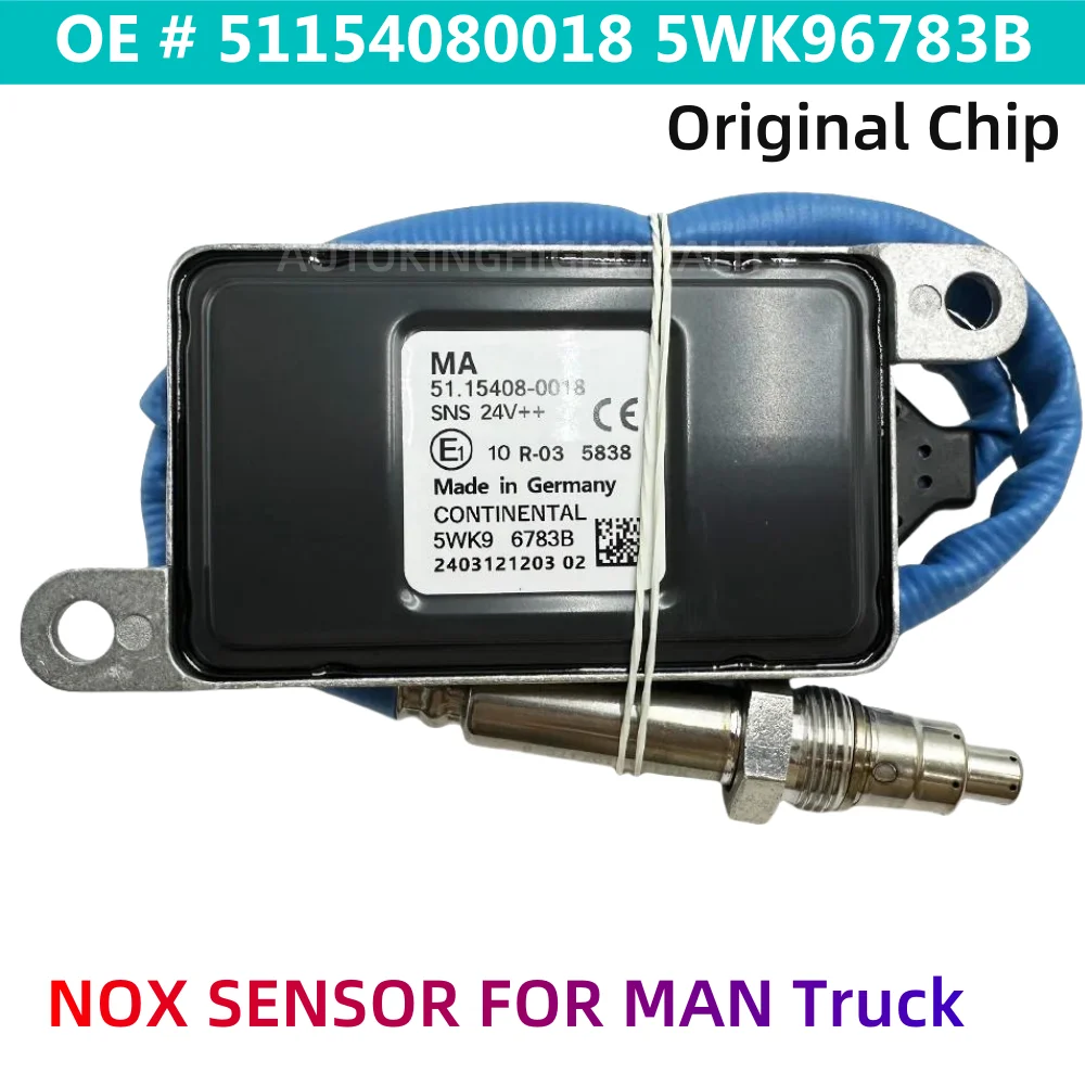 

5WK96783B 5WK96783A 51154080018 51154080011 Nitrogen Oxygen Sensor 24V For MAN Truck TGX TGS TGL TGM Euro6 Truck