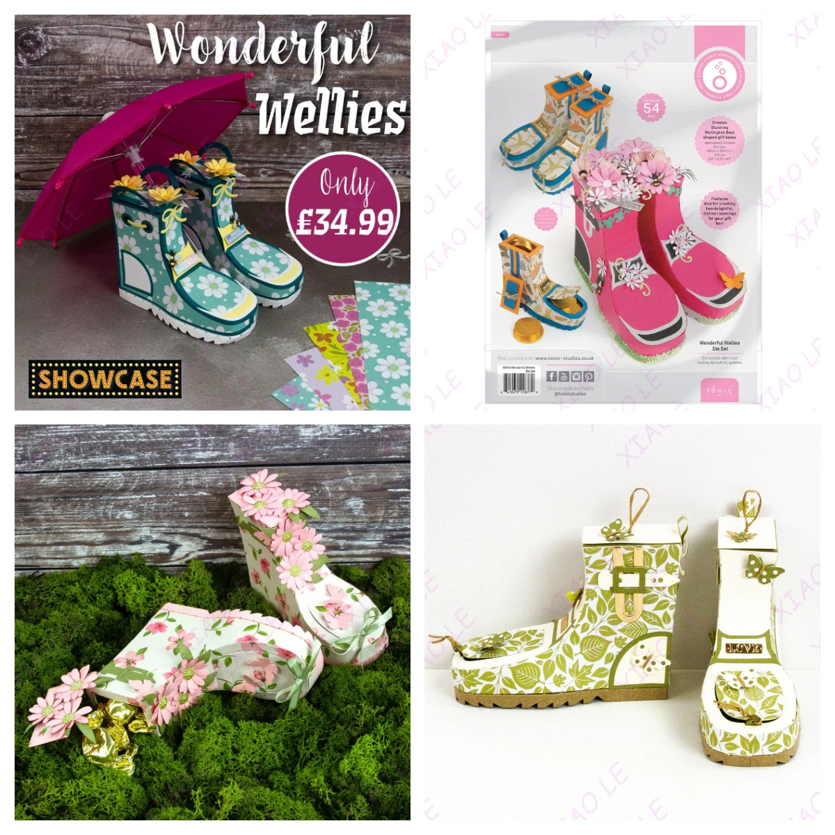 

Wonderful Wellies Big Box Metal Cutting Dies Template DIY Scrapbook Album Paper Card Decoration Embossing Craft Cut