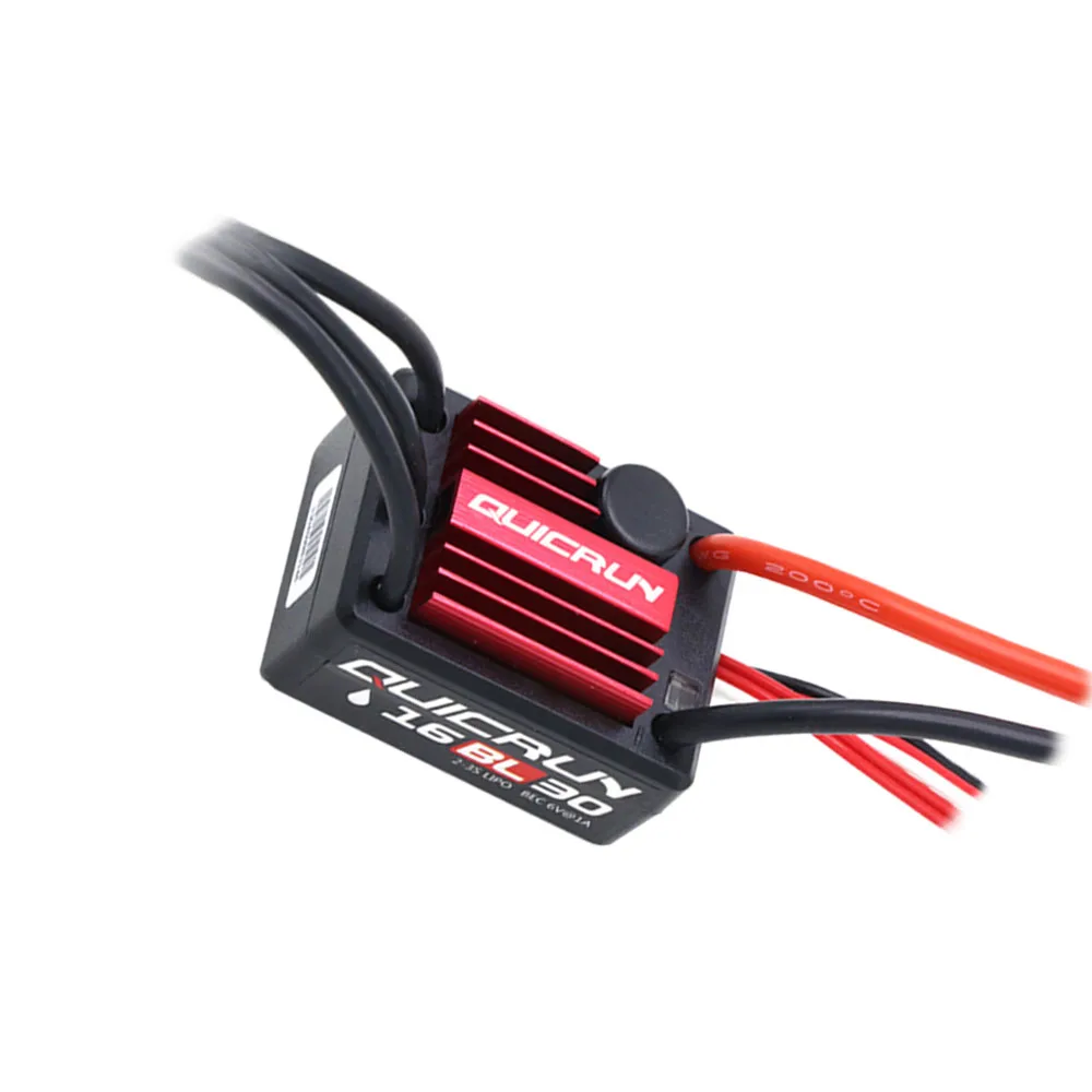 Hobbywing QuicRun WP-16BL30 Brushless ESC 30A Brushless Speed Controller For 1/16 RC Car