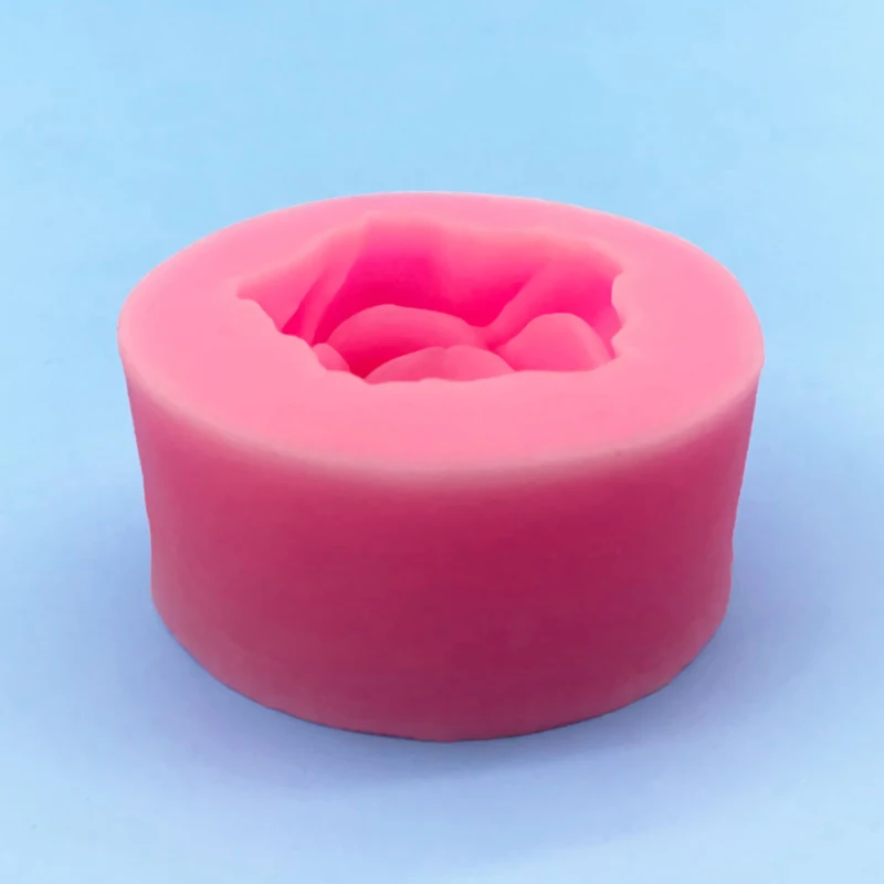 Molde de silicona de rosas hermosas 3D, herramientas de decoración de pasteles de Chocolate DIY, Fondant, decoración de pasteles de boda, flores, molde de jabón