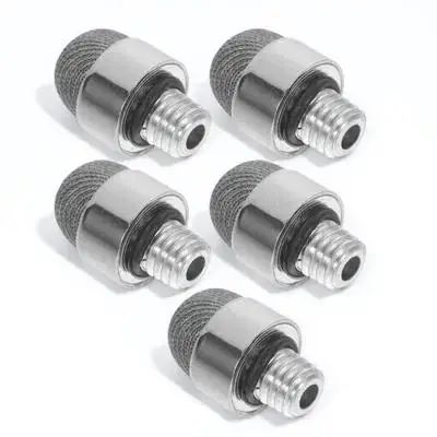 5 peças ponta de caneta de pano condutor touchscreen stylus substituição 7mm pontas capacitivas m5 rosca externa resistente ao desgaste para design
