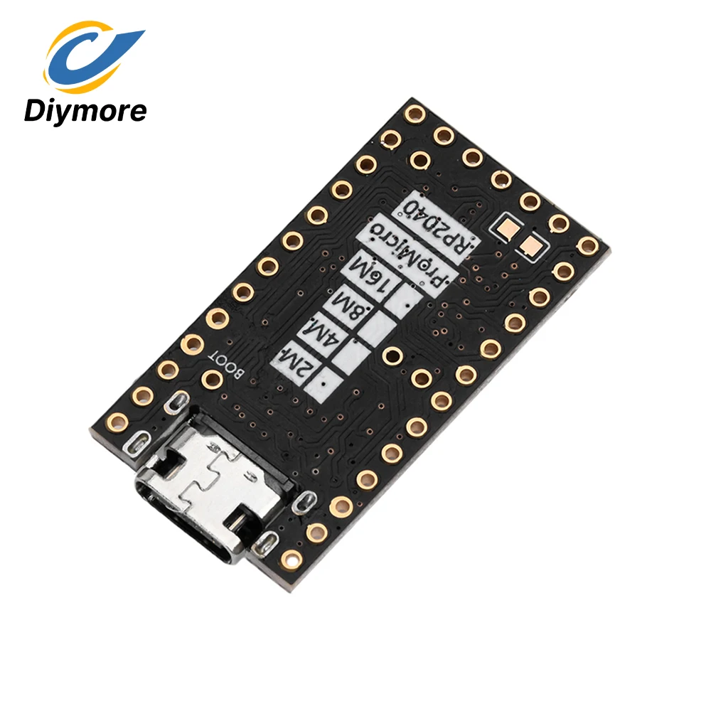Pro Micro RP2040 Mini Development Board Based on Raspberry Pi Type-C Interface RP2040 Core Microcontroller