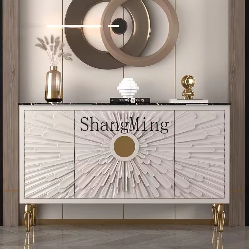 

CL light luxury shoe cabinet household entrance entrance foyer entrance modern simple solid wood living room partition cabinet