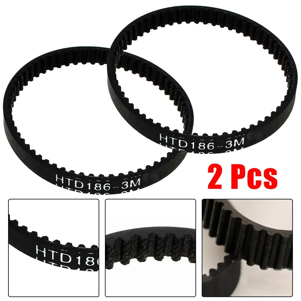 2Pcs Toothed Belt Drive HTD186-3M For Karcher FC3 FC5 (Premium) Hard Floor Household Cleaning Tools Vacuum Cleaner Accessories