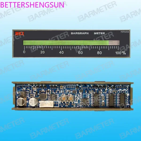 101-segment LED embedded meter for marine valve console display device