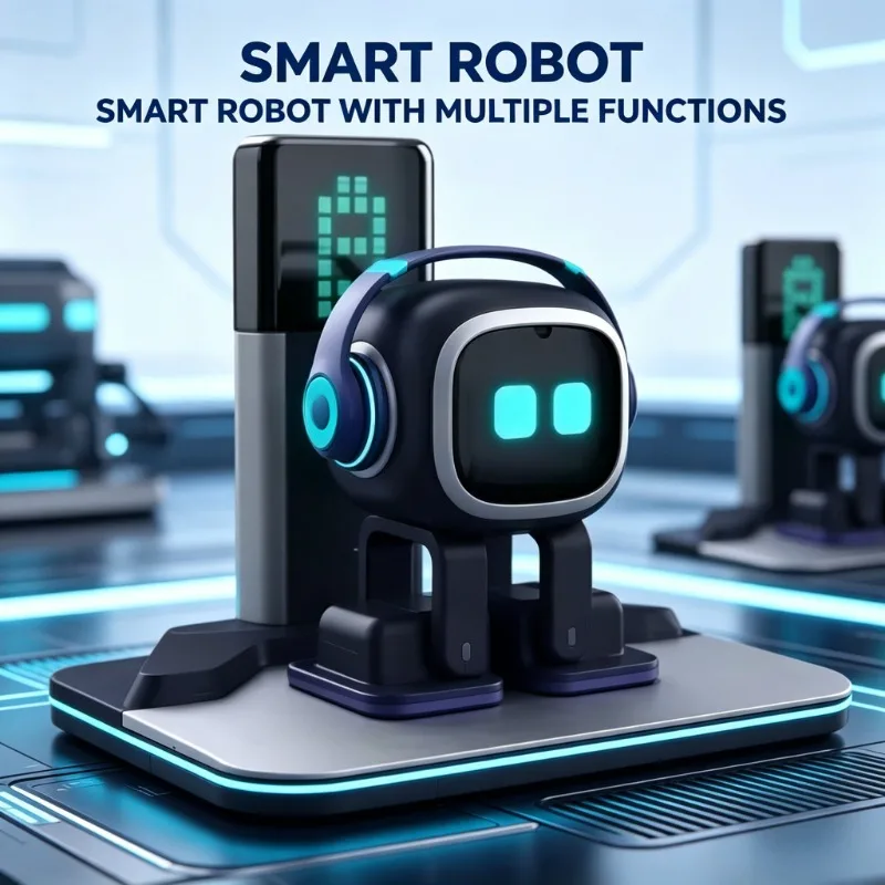 Multi-functional EMO Robot Smart Interactive Talking Dancing Robot Emotional Companion Toy For Home Decoration & Gift