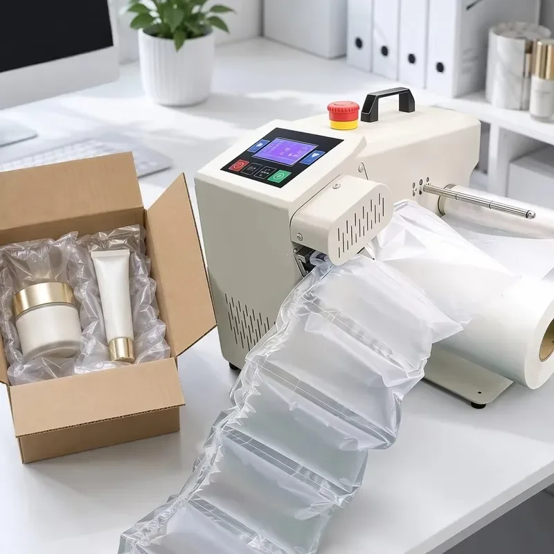 CE Approved High Speed Air Pillow Machine Automatic Electric Cushion Packaging Equipment for Fragile & Electronics Shipping