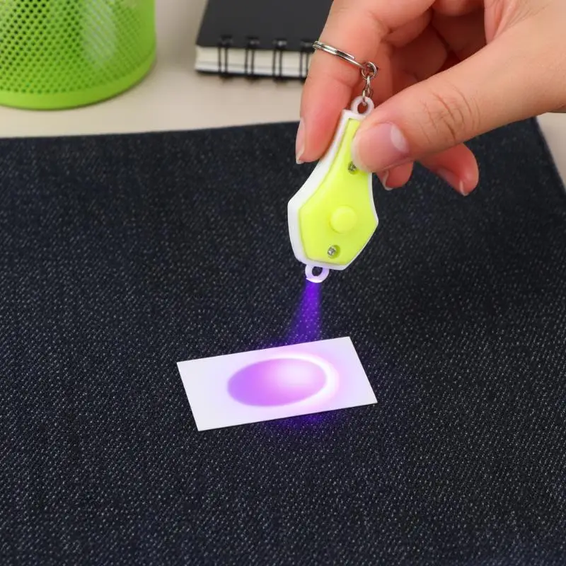 Anti-BlueRays Glasses Test Card, Blue Light Protect Testing Tool, Miniature Ultraviolet Counterfeit Detector