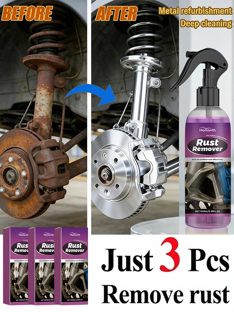 Multi-use Auto Rust Remover Used for Metal Powerful Rust Removal Cleaner Anti Corrosion Treatment for Car Parts Tools Bolts