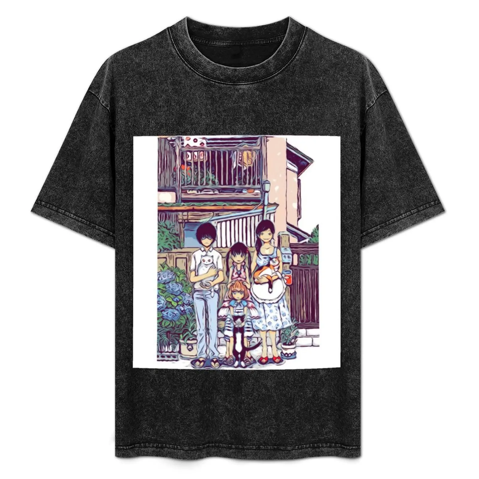 

3-Gatsu no Lion|March Comes In Like a Lion - Kiriyama Rei, Akari, Hinata and Momo (Sketch) T-Shirt boys whites t shirt men