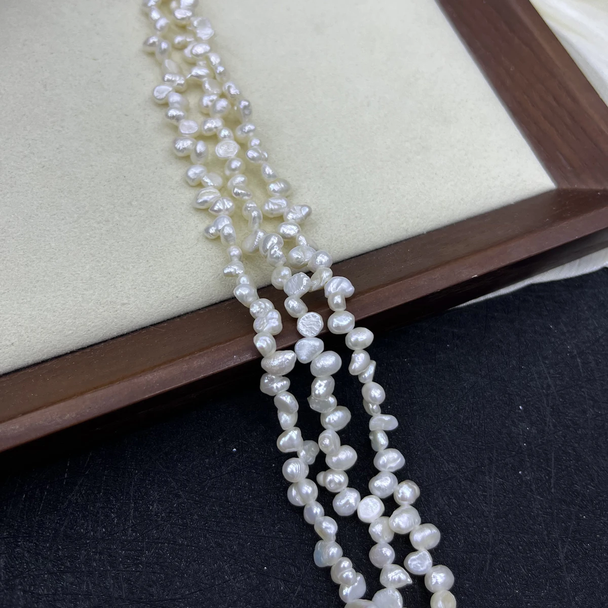 

5-6mmAA Exquisite Natural Freshwater Irregular White Pearl Bead Jewelry MakeDIY Necklace Bracelet Accessories Women Wedding Gift
