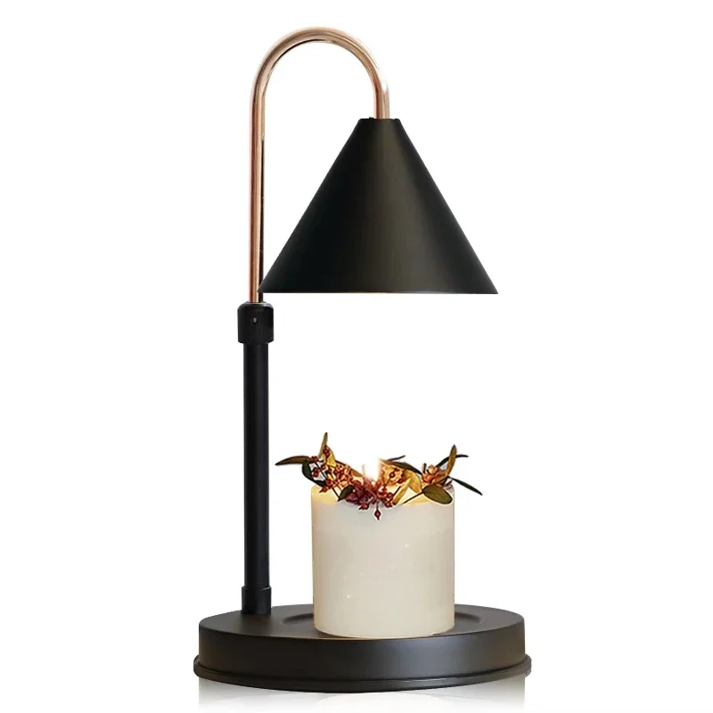 

Hot Sale Timer Wax Melting burner Metal US/EU Plug Electric Candle Warmer Lamp Adjustable Height