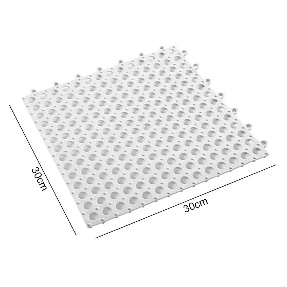 TPE Anti-slip Splice Toilet Ground Mat Bathroom Carpet Pet Cage Floor Mat Rabbit Foot Mat