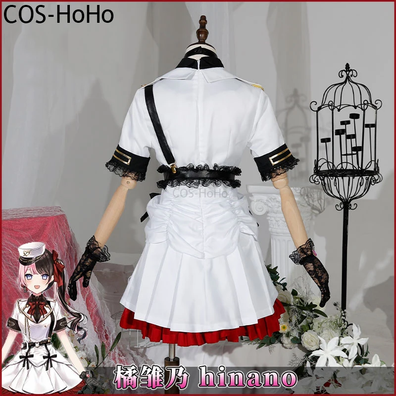 COS-HoHo Vtuber Nijisanji VSPO! Hinano Tachibana Game Suit Lovely Dress Uniform Cosplay Costume Halloween Party Outfit Women