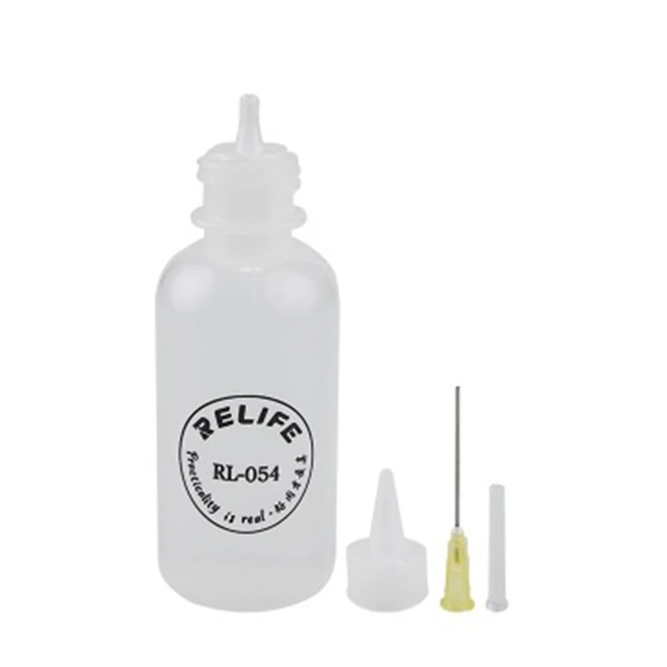 RELIFE RL-054 50ML Solvent bottle Needle Tip Soldering Cleaning