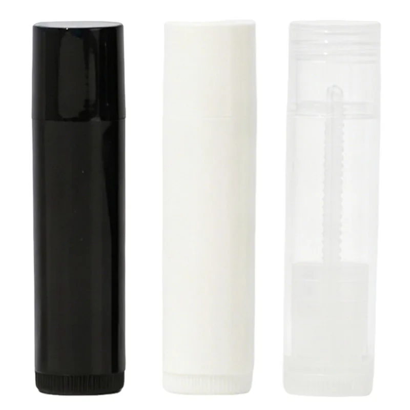 

100Pcs DIY Plastic Lip Gloss Tubes Empty 5g Lipstick Lip Balm Tube Portable Cosmetic Refillable Container Travel Makeup Tools