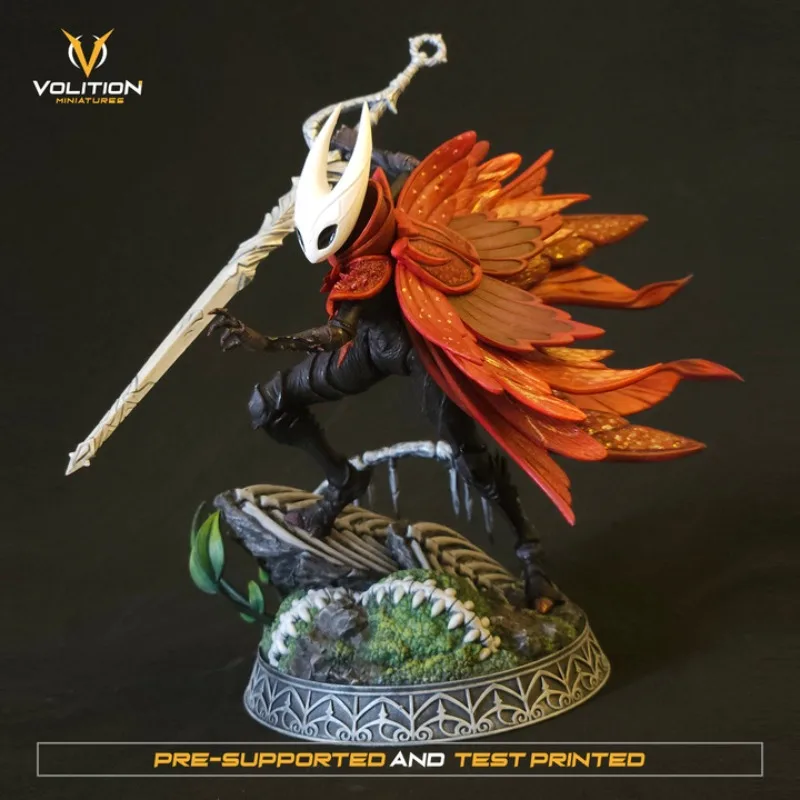 

Flame Knight Princess in Action - Battle - Pose Statue Scene Model, Boxed Handmade Figurine, Fantasy Collectible
